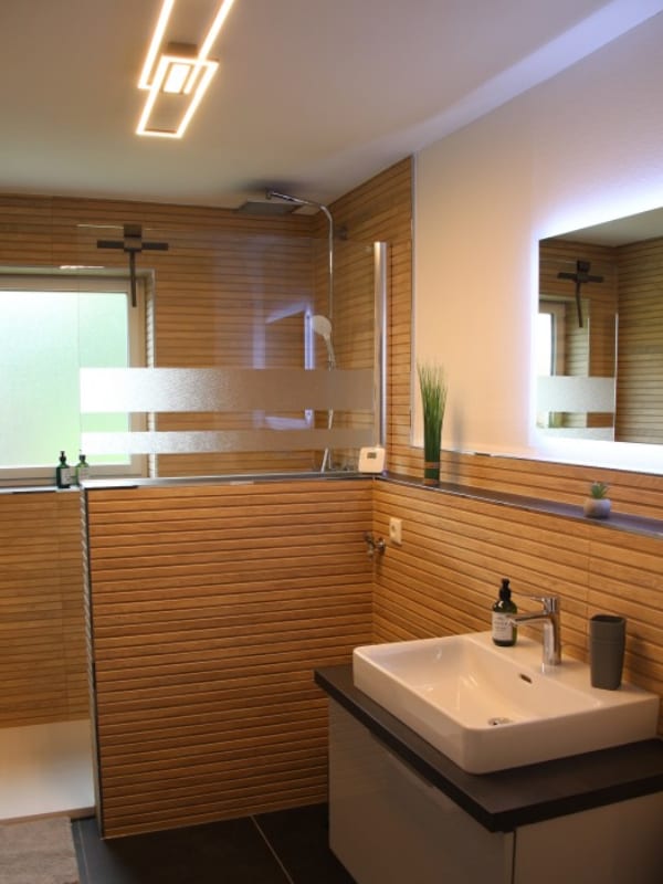 Badezimmer im Appartement Hannes