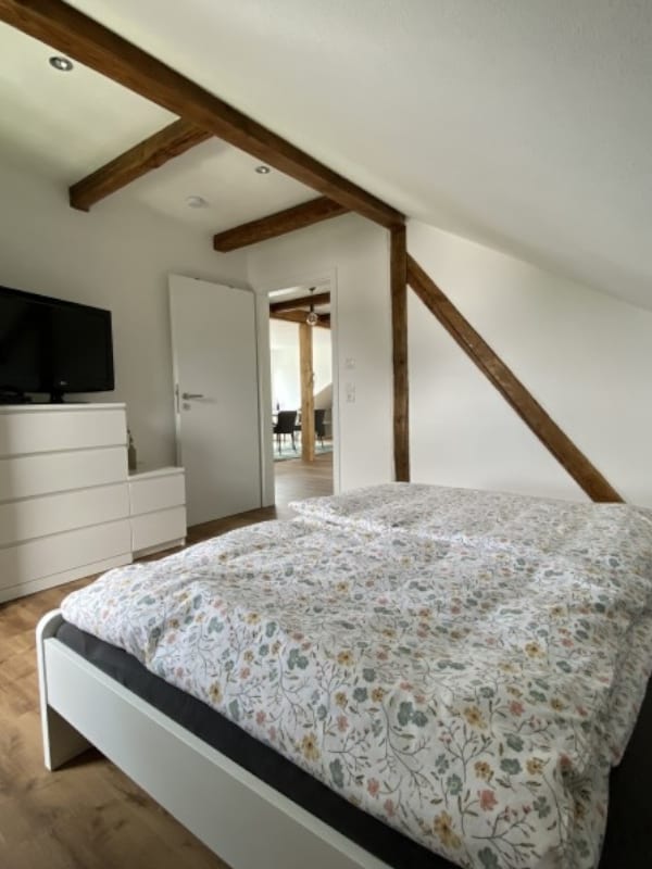 Helles Schlafzimmer im Appartement Jenny