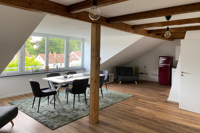 Ferienwohnung Jenny - Gemütlicher Wohnbereich mit moderner Einrichtung